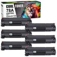 6PK CE278A Toner Cartridge fit for HP LaserJet Pro P1566 P1606N P1600 M1536dnf picture