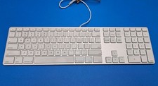 Apple Magic USB Keyboard White & Aluminium wired Model A1243 picture