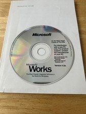 Microsoft Works 4.5a  program DISK ONLY picture