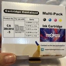 MEGAIN Compatible PGI-280/CLI-281 XXL KCMY Ink Cartridge Multi-Pack for Canon picture