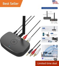 Long Range Bluetooth 5.0 Receiver for High-Fidelity Music Streaming - Black picture