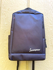 Journeyman Black Polyester Laptop Backpack Padded w/ Built-In USB Port Solid picture