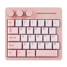 KiiBoom Cybrix 29 Rapid Fast Wired Gaming Keyboard - Pink picture