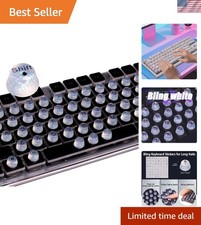 64pcs Soft Silicone Keyboard Stickers for Long Nails - Glamour & Functionality picture