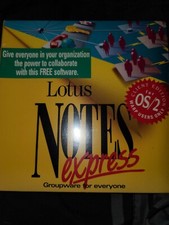 LOTUS NOTES EXPRESS GROUP SOFTWARE / UNOPENED SEALED BRAND NEW picture