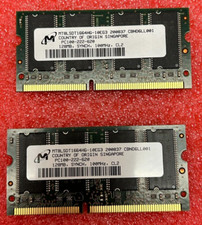 MICRON MT8LSDT1664HG-10EG3 128MB, SYNCH, 100MHz, CL2 (CBND6LL001) (QTY 2) picture