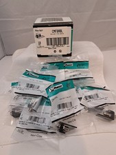PANDUIT CMFBABL Mini-Com F-Type Coupler Module 14 Pieces Female-Female Black picture