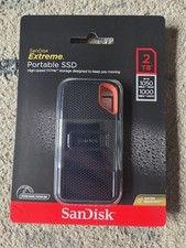 Sandisk Portable 2TB Extreme SSD BRAND NEW Sdssde61-2t00-at picture