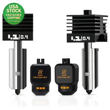 2PCS 0.4Mm Hardened Steel Hotend for Bambu Lab A1 A1 Mini P2S 3D Printer Part picture