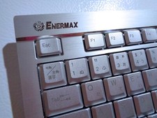 ENERMAX AURORA Multi-Function Multi-Language Multi-Media ALUMINUM KEYBOARD—Rare picture