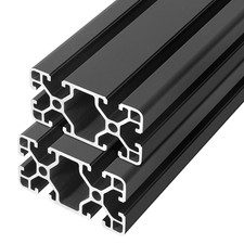 4080 T Slot Aluminum Extrusion for 3D Printer Parts and CNC DIY Black 400Mmx2 picture