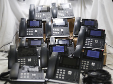  Lot of 13 Yealink T46g Gigabit IP Phone -C Grade w/ Cords/power Supp POWERS ON  picture