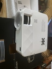 DBPOWER LED Light Source Smart Desktop Projector White w/ Box, Manual, Cables picture