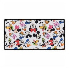Mickey And Friends Repeat Character Faces Pattern Mouse Pad Desk Mats Disney picture