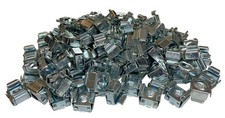 100 PCS 1224 SnapIn Zinc Cage Nuts Hardware Fasteners USA Made picture