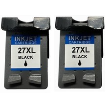 Reman HP 27XL Black High Capacity Ink Cartridge C8727AN for Deskjet 3520 -2pk picture