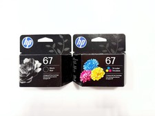 NEW Original HP 67 Black and Tri-Color Ink Cartridges picture