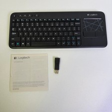 Logitech K400r Wireless Touch Keyboard with Built-In Touchpad Black 920-003070 picture