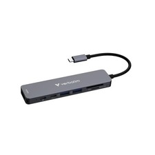 Verbatim Usb-C Essentials Multiport Hub 7 Ports 2 Usb-A 3.0/3.2 Gen 1 2 Usb-C picture