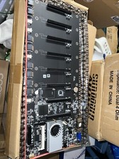 BTC-T37 GPU Mining Rig Machine Motherboard With CPU support 8 GPU PCIE slots USA picture