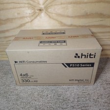 Hiti P510 Series Media Set. 2 Photo Paper 2 Ink Ribbons 4x6 Size Factory Sealed  picture