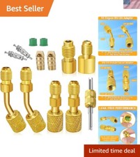 R410A Mini Split Adapter Kit - Brass Connectors for 5/16’’ to 1/4’’ Lines picture