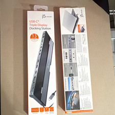 j5create USB-C 13-in-1 Triple Display Docking Station HDMI/VGA/Ethernet JCD543 picture