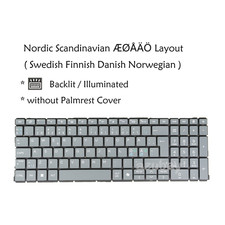 Nordic Laptop Keyboard For HP ZBook Power 16 G11 / 16 G11 A, N95509-DH1 Backlit picture