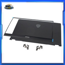 Black LCD Lid Bezel Hinges for MSI GE66 Vector GP66 MS-1541 MS-1542 MS-1543 picture