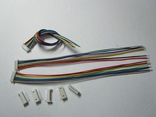 100 sets 1.25mm 8 Pin Male + Female Polarized Connector with 28AWG 5.9inch Leads picture