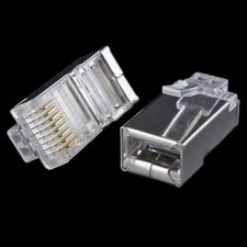 1000 Pcs LOT RJ45 8P8C Network Shielded Modular CAT5 CAT5E Plug Connector STP picture