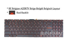 BE Belgian Keyboard For MSI MS-17F1 MS-17F2 MS-17F3 MS-17F4 MS-17FK, Red Backlit picture