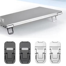 2Pcs Mini Foldable Laptop Stand Portable Adjustable Keyboard Riser Feet Holder picture
