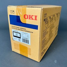 NEW SEALED OKI Pro6410 NEON BLACK Color Toner Cartridge (46298010) Original OEM picture