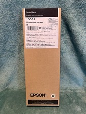 Genuine Sealed Epson T55K1 Photo Black Ink Cartridge Date: July 2027 picture