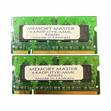 2GB DDR3 Laptop RAM — 2x 1GB PNY / Memory Master picture