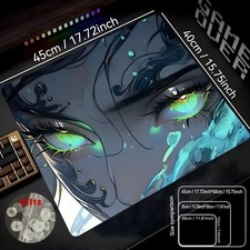 Custom Anime Crystal Glass Gaming Mouse Pad (1pc Pack), Personalized Smooth Ma picture