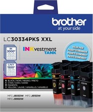 GENUINE Brother LC3033 XXL Ink Cartridge 4 Pack for MFC-J815DW MFC-J995DW picture