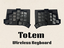 Totem Split Keyboard Custom Low Profile Wireless Ergonomic PC Gamer Accessory picture