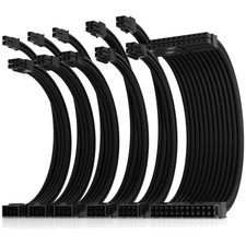 16AWG Dual EPS Black Cable Extension Kit picture
