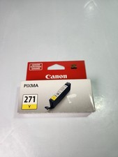 GENUINE OEM - CANON PIXMA 271Y CLI-271 YELLOW INK TANK CARTRIDGE picture