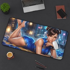 Chun-Li Street Fighter XXL Gaming Desk Mat Mouse Pad Keyboard Pad picture