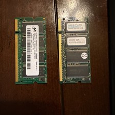 512MB 2x256MB PC2700S MICRON MT8VDDT3264HDG-335C3 DDR-333 LAPTOP SODIMM DDR1 Kit picture