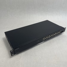 Lantronix SM24TAT2SA-VT 24-Port Managed Gigabit Ethernet PoE+ Tested & Reset picture