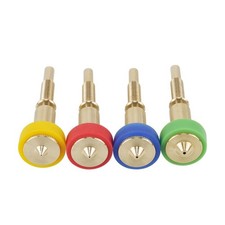 4pcs -In- Brass Titanium Nozzle 0.25/0.4/0.6/0.8mm Heatbreak Brass Titanium1594 picture