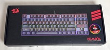 Redragon Kumara K552 Gaming Keyboard TKL Red Switches Rainbow LED Sealed New picture