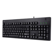 TAA Compliant USB Wired Fingerprint Keyboard Full Size 104-Key Windows Hello Com picture