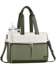 LOVEVOOK Upgrade Version Medium suitable for 15.6 inch laptop, Green&beige picture