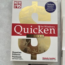 Quicken Deluxe Version 4 Compatible For Microsoft Windows By Intuit picture