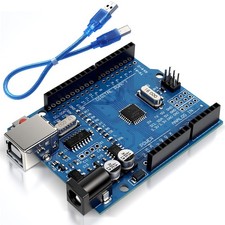 UNO R3 Board ATmega328P with USB Cable(Arduino-Compatible) for Arduino, Input... picture
